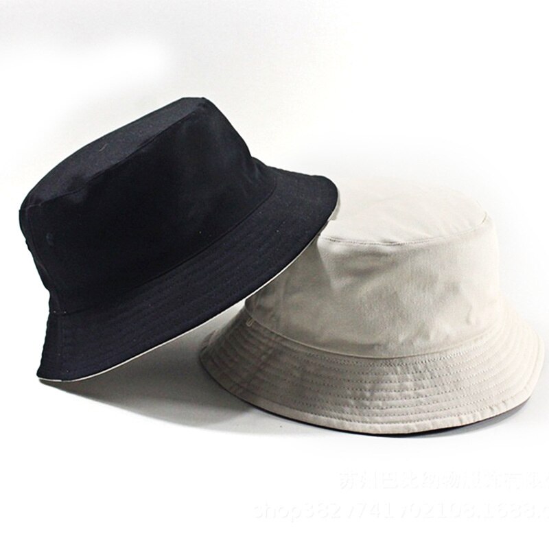 Stort huvud man stor storlek boonie hatt kvinnor camping fiskehatt strand panama keps plus storlek bucket hattar 57-60cm 60-62cm 62-64cm: Svart beige / 57-60cm