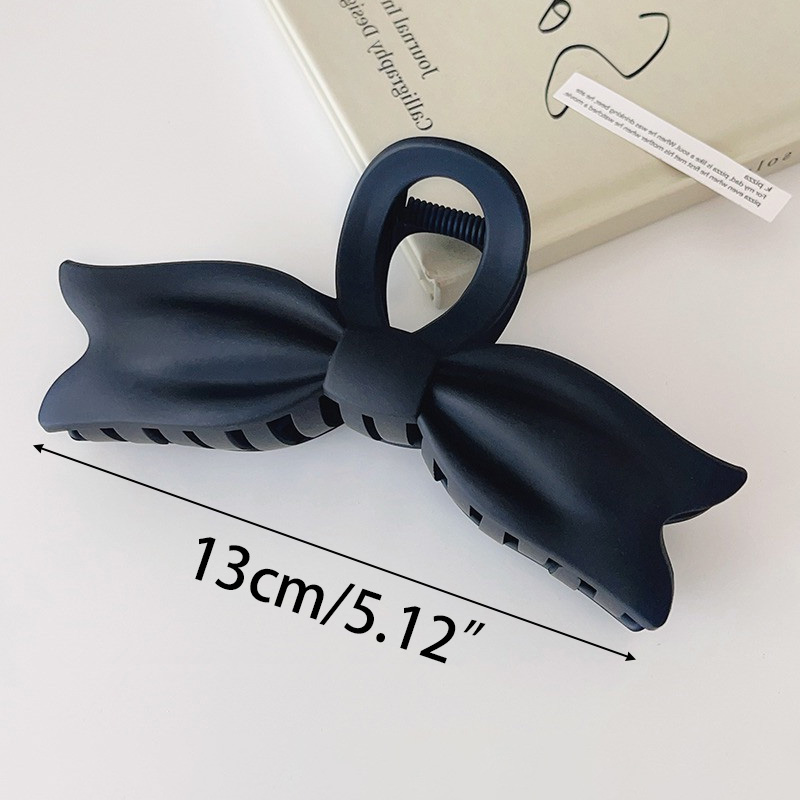 Grampo de cabelo fosco preto grande para mulheres, grampo geométrico, garra elegante francesa, presilha coreana, acessórios de cabelo para meninas, moda: Rosa