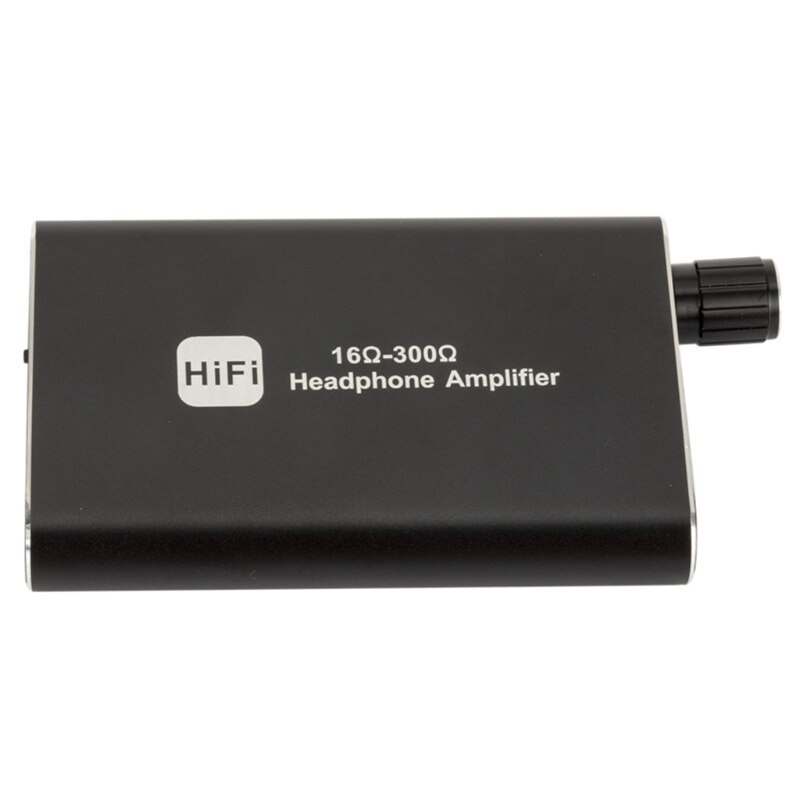 Hoofdtelefoon Versterker 16-300Ohm Hifi Oortelefoon Tweetraps Gain Schakelaar Aux In Poort Voor Telefoon