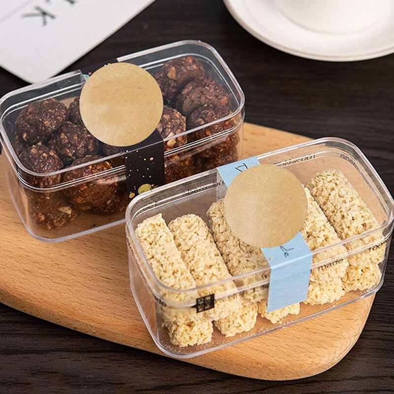 2 Inch Natural Brown Kraft Stickers Round Blank 500 Labels Per Roll for Store Owners,Crafts, Price Tags, Clearance Sales