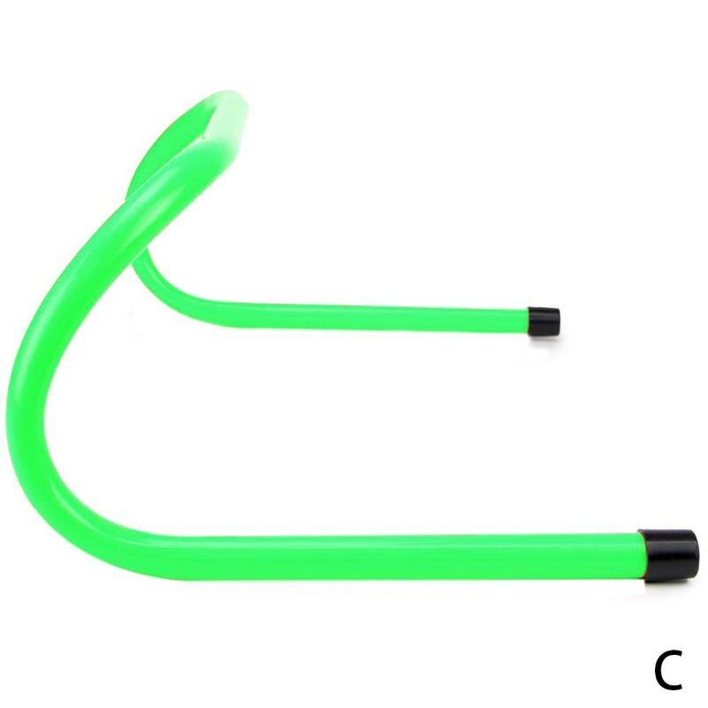 Voetbal training horden barrière frame voetbal training barrière voor springen rennen gevoelige voetbal snelheid mini horde verwijderbaar: C