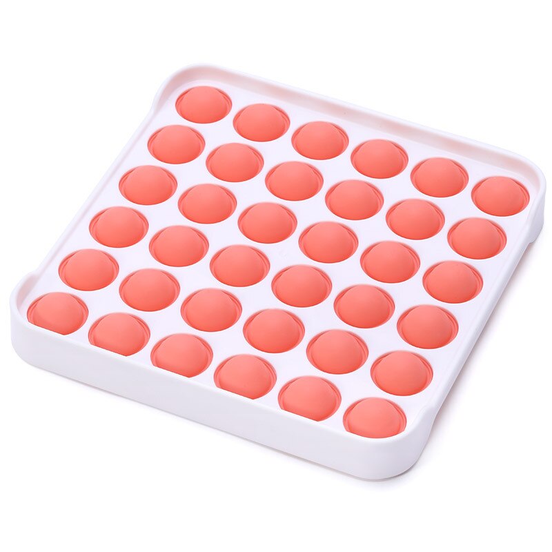 Push Blase pop es Autismus Neue Zappeln Spielzeug Spezielle Bedürfnisse Stressabbau Hilft Entlasten Stress und Erhöhen Fokus Weichen Squeeze spielzeug: Square - Red