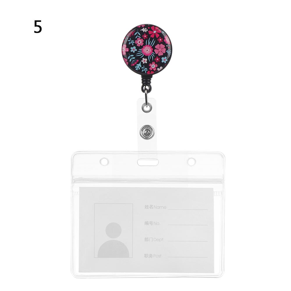 Leuke Intrekbare Verstelbare Naam Badge Houder Werkkaart Studenten Bus Card Case Met Lanyard Bank Credit Card Id Visitekaartje: 5