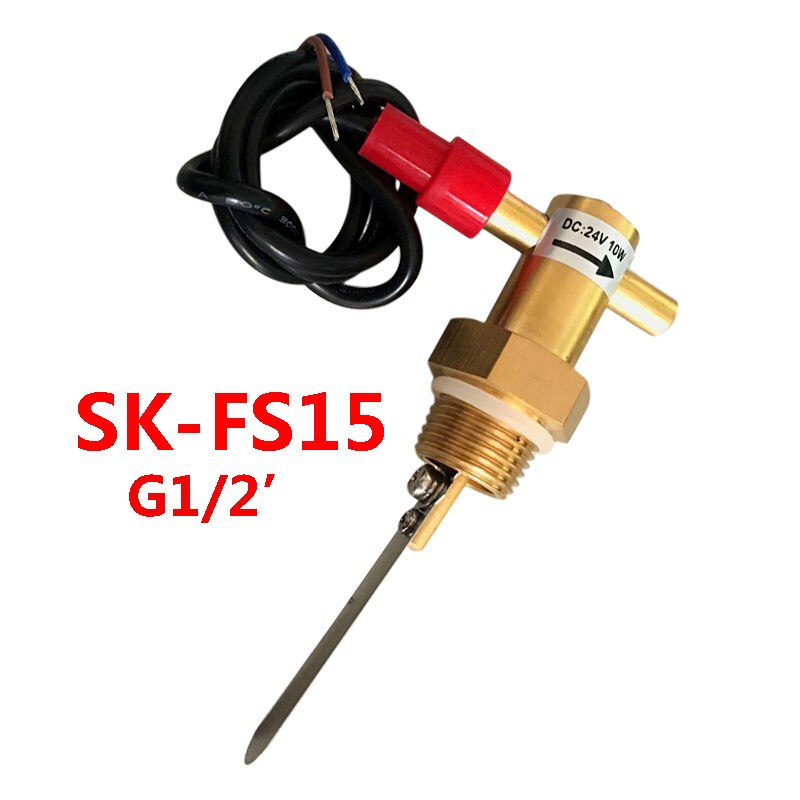 G1/2" G3/4" Water Flow Switch DN15/20 Liquid Flowing Switch 10W Brass Water flow sensor