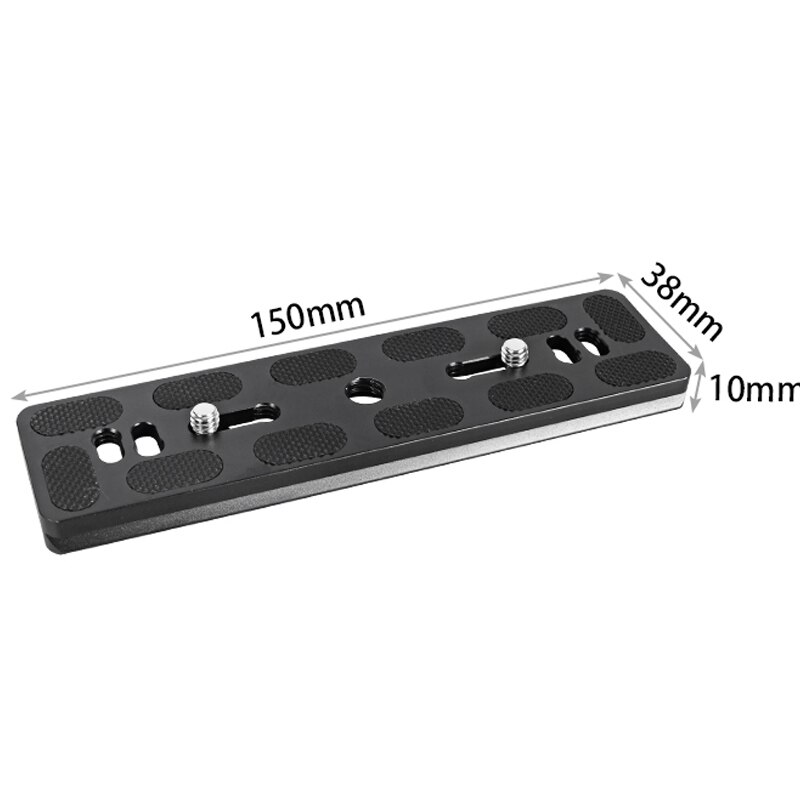 Statyw kamery płyta szybkiego uwalniania z 1/4 gwint aparat płyta montażowa nadaje się do lustrzanka arca Swiss z głowicą kulową statyw: pu150x38mm