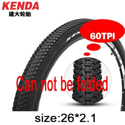 Kenda-neumático Original para bicicleta de montaña k1047, Cuenta de alambre plegable 26/27, 5/29x1,95/2,1/2,35, ultraligero, baja resistencia: 26X21 wire bead