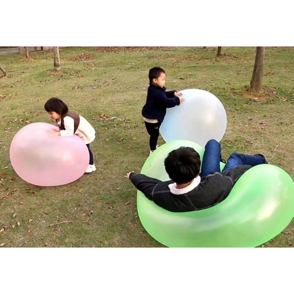 Bubble Ball Inflatable Children Outdoor Soft Air Water Filled BalloonToy Stretch Beach Kid Interactive Summer Party