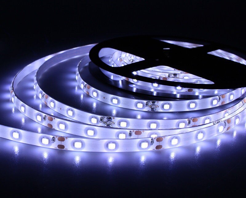 Floodlight LED Spotlight Kitchen Lighting 12V Waterproof LED Strip Light 5M 300LEDs For Boat / Truck / Suv / Rv White