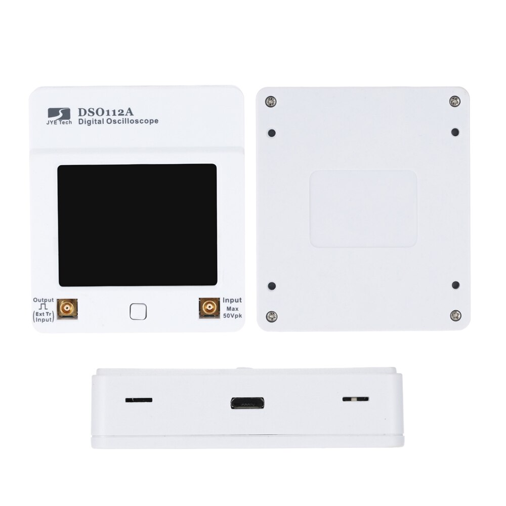Mini Oscilloscope numérique Portable Interface USB 2MHz 5Msps DSO 112A avec écran TFT couleur et écran tactile