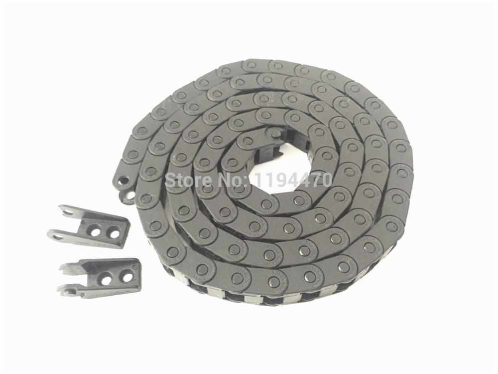 1 stk 7 x 7mm r18 kabel trekkkjede wireholder med endekobling 7mm x 7mm l1000mm 40 " til 3d cnc rutermaskin