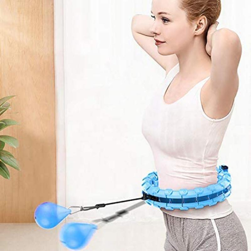 Sport Hoepel Yoga Thuis Fitness Smart Sport Cirkel Niet Taille Training Ring Buik Trainer Abdominale Gewicht Magic Hoepel