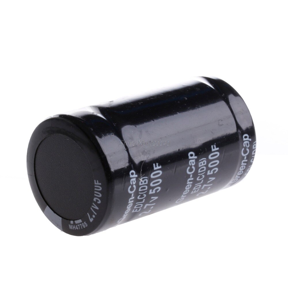 1 condensateur Farad 2.7V 500F 35*60MM Super condensateurs à travers le trou directe à usage général