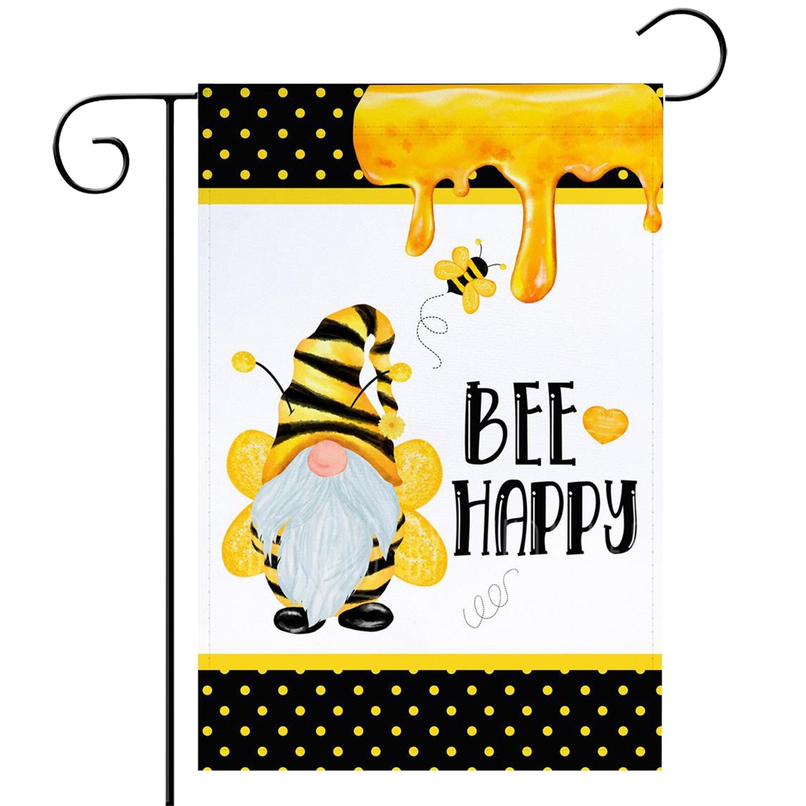 Decoración de banderas del Día de la madre, Nome, Bandera de San Valentín, porche, jardín, patio, decoración de césped, herramienta de decoración