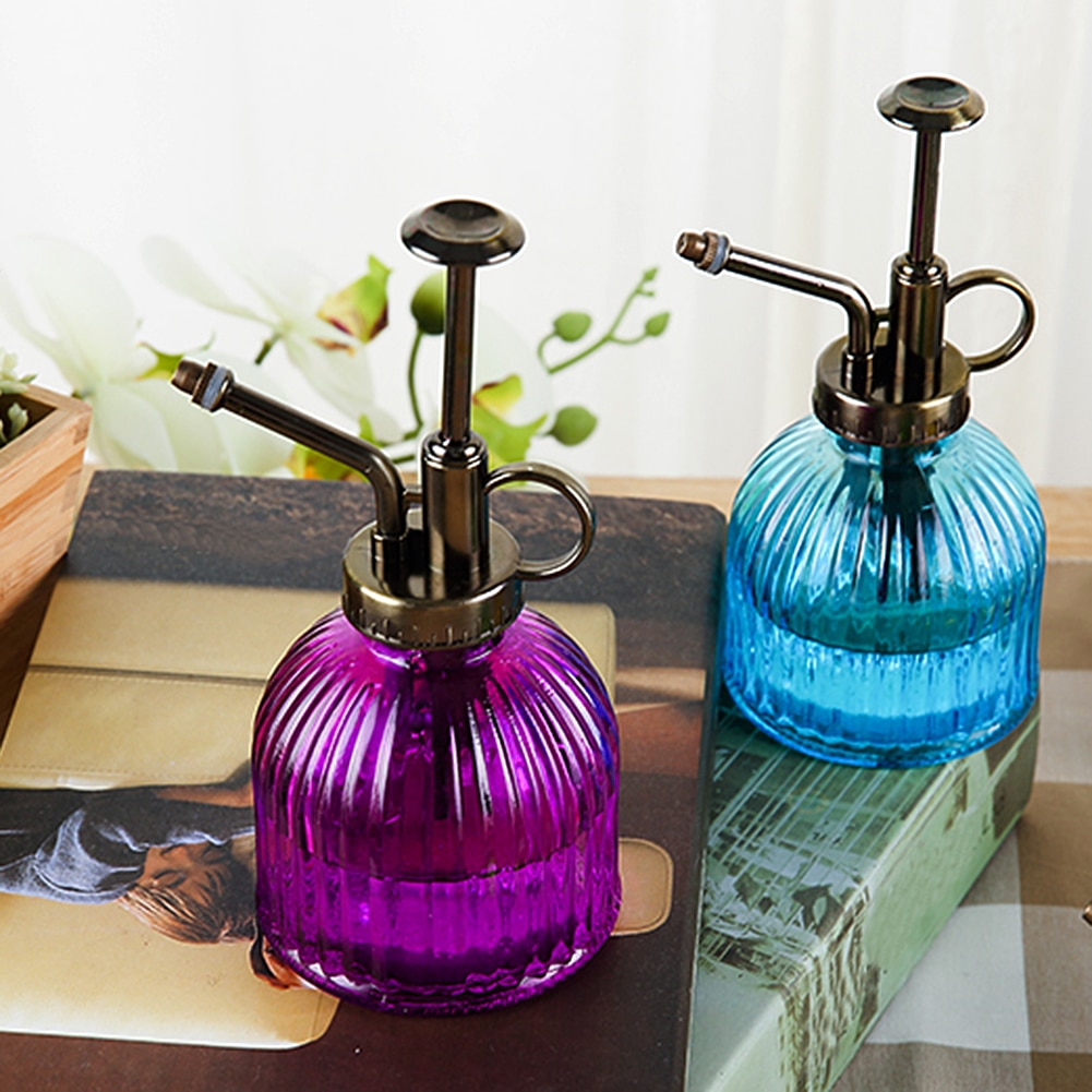 1pc planter blomsterglas vandkande sprayflaske have mister sprøjte frisør vanding pot praktisk haveværktøj