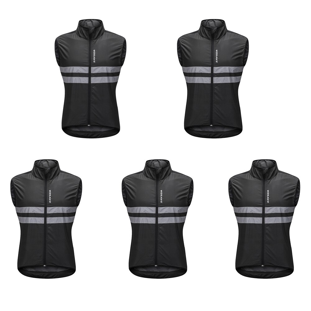 Wosawe ultralicht reflecterend heren fietsjack waterdicht winddicht racefiets mountainbike mtb jassen fiets windjack