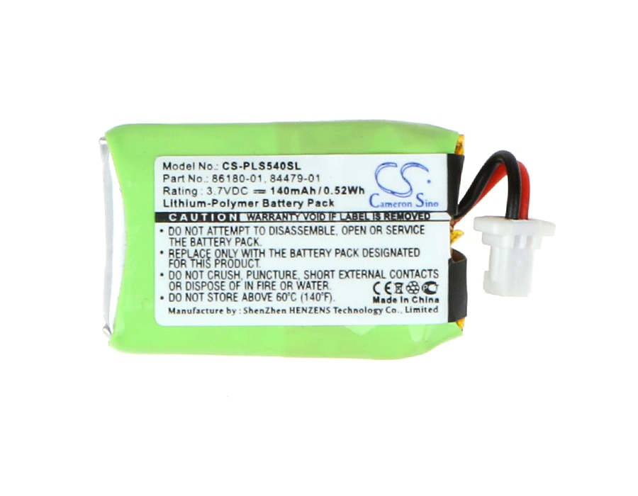 Cameron Sino 140mAh Batterij 84479-01, 86180-01 voor Plantronics CS540, CS540A, savi CS540, Savi CS540A