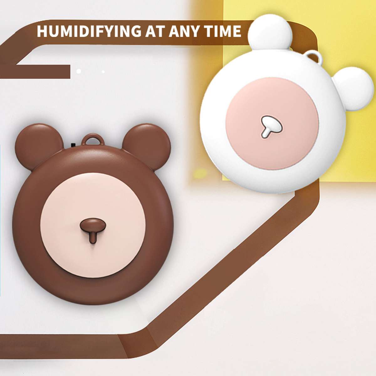 USB Portable Wearable Air Purifier, Personal Mini Air Necklace Negative Ion Air Freshener - No Radiation Low Noise for child