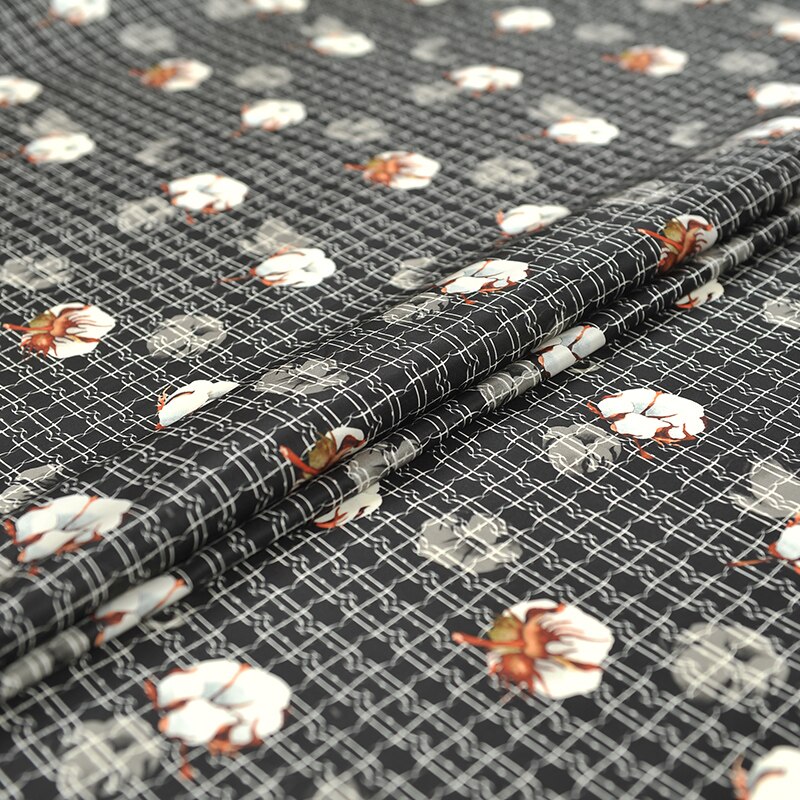 100% mulberry silk double joe fabric cloth per meter 18mm width 112 cm soft women's clothing dress shirt fabric express