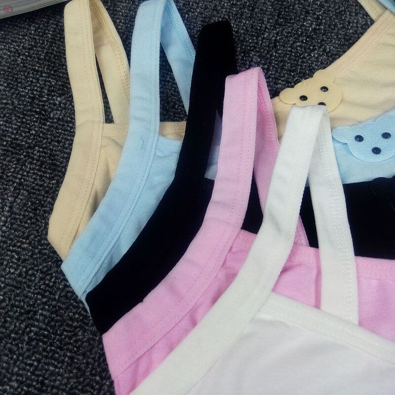 Ropa interior para adolescentes, sujetadores suaves de entrenamiento para niños, ropa interior para estudiantes, chaleco de verano para adolescentes, ropa para la pubertad de 9 a 16 años