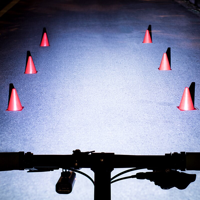 ROCKBROS-Foco de manillar delantero para bicicleta, linterna LED para ciclismo, accesorios para bicicleta de montaña