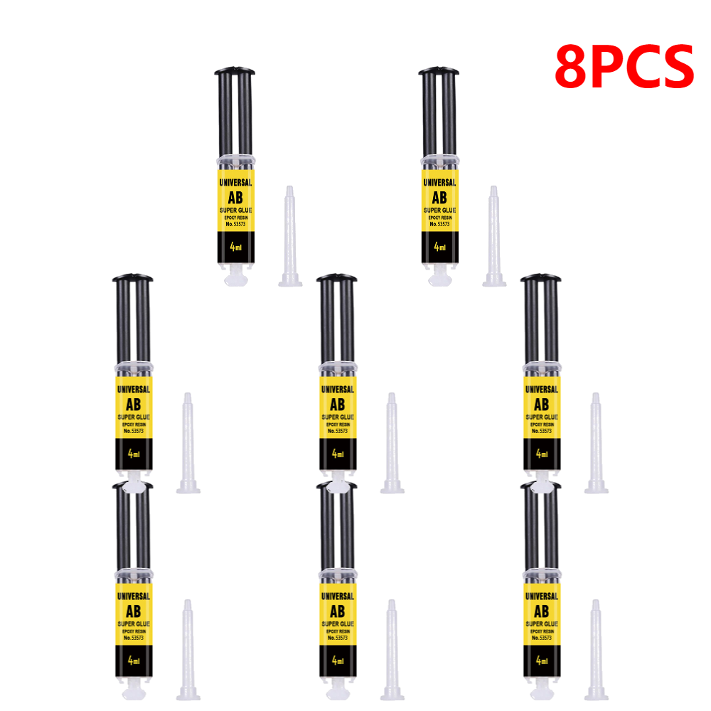 Universal epoxyharpiks ab lim til glas metal keramik træbearbejdning vandtæt reparation stærk klæbemiddel lim super flydende lim: Elfenben