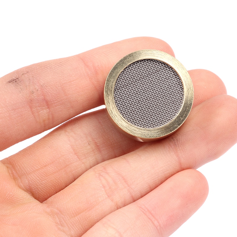 Legering Condensator Microfoon Cartridge Capsule Vervangingen Groot Membraan Microph Elektrische Instrument Parts Golden Aluminium