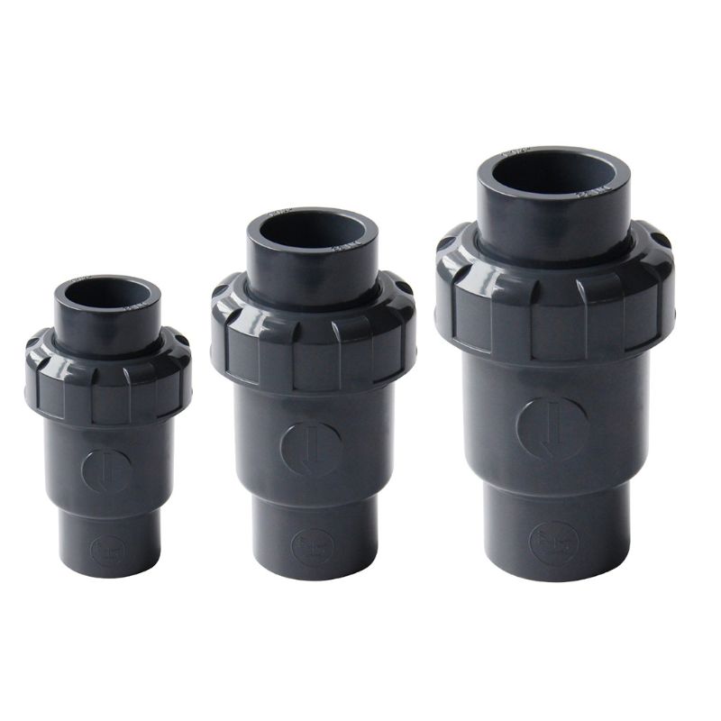 Pvc -rördelar backventil vvs -systembeslag 20mm 25mm 32mm
