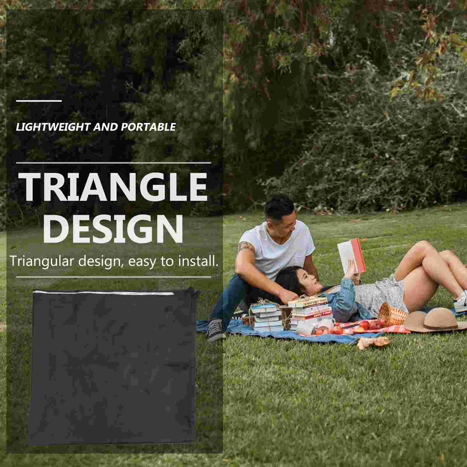 1 Set Waterproof Picnic Blanket Portable Outdoor Cushion Multi-functional Beach Tent