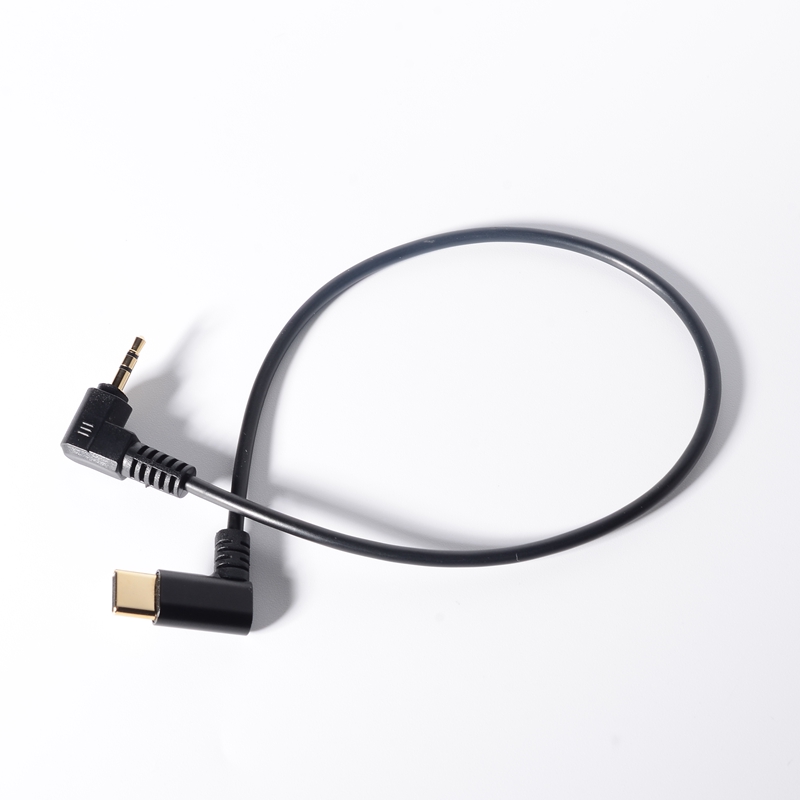 3.5 Mm & 2.5Mm Audio Naar Usb C Kabel, 90 Graden Hoek Usb Type-C Tot 2.5 3.5 Mm Elleboog Mannelijke Aux Hoofdtelefoon Jack Kabel 30Cm 1FT