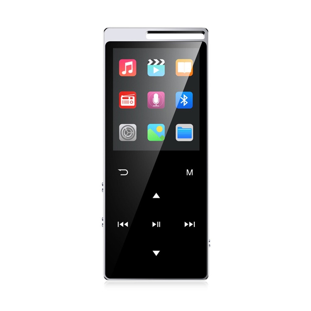 MP3 / MP4 Bluetooth lecteur de sport avec casque 8gb 1.8 pouces écran de Contact lecteur de musique en métal rétro-éclairé multi-fonction enregistdin