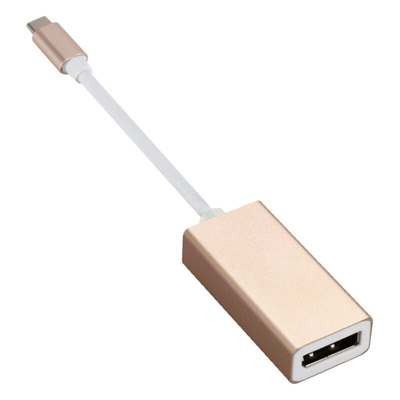 Type-C To DisplayPort Cable Adapter 4K HD Thunderbolt Connector USB 3.1 Type-C to Mini DP Converter Adapter for Macbook Tablet