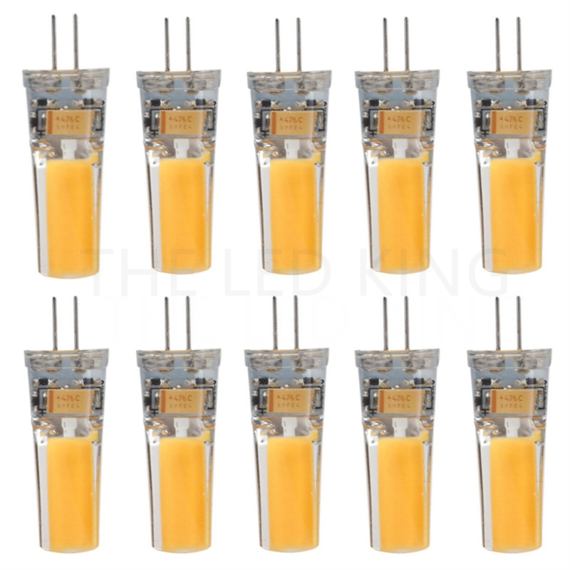 10X bombilla LED G4 AC/DC 12V 220V lámpara regulable 9W 6W G4 COB reemplazo de luz 60W 30W lámpara halógena lámpara de alto brillo para el hogar