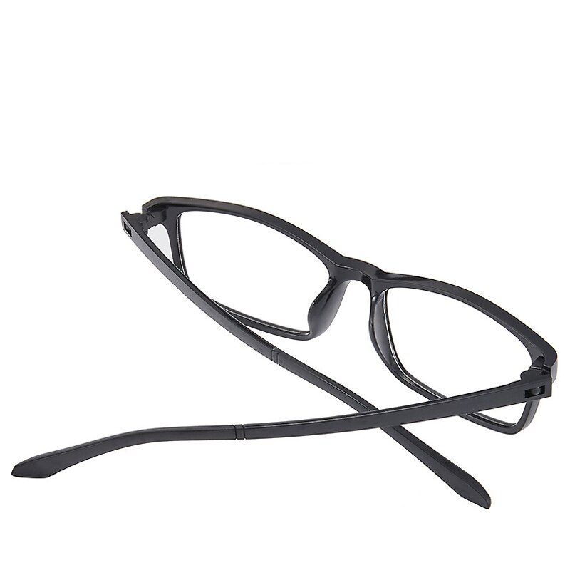 Elbru małe kwadratowe okulary do czytania Leisure Ultralight miękkie żywiczne soczewki HD okulary korekcyjne Unisex ze stopniem + 1.0 do + 3.5