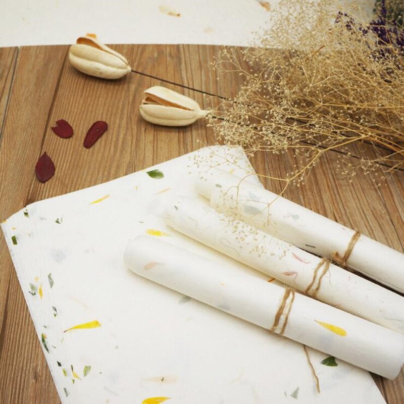 Juego de 10 unidades de papel Kraft multifunción para manualidades, serie de plantas naturales Vintage a la de 280x170mm, ideal como