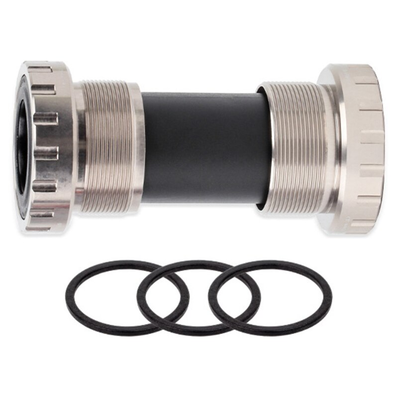 BLOOKE MTB Bearing Bottom Bracket 68Mm 73Mm BC1.37X24T Bottom Bracket Replacement Bike Sealed Thread Axis Kit 24Mm: YELLOW