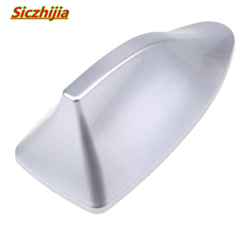 Shark fin antenna AM / FM radio signal antenna for BMW 1 2 3 4 5 6 7 Series X1 X3 X4 X5 X6 325 328 F30 F35 F10 F18 GT E36 E38: Silver