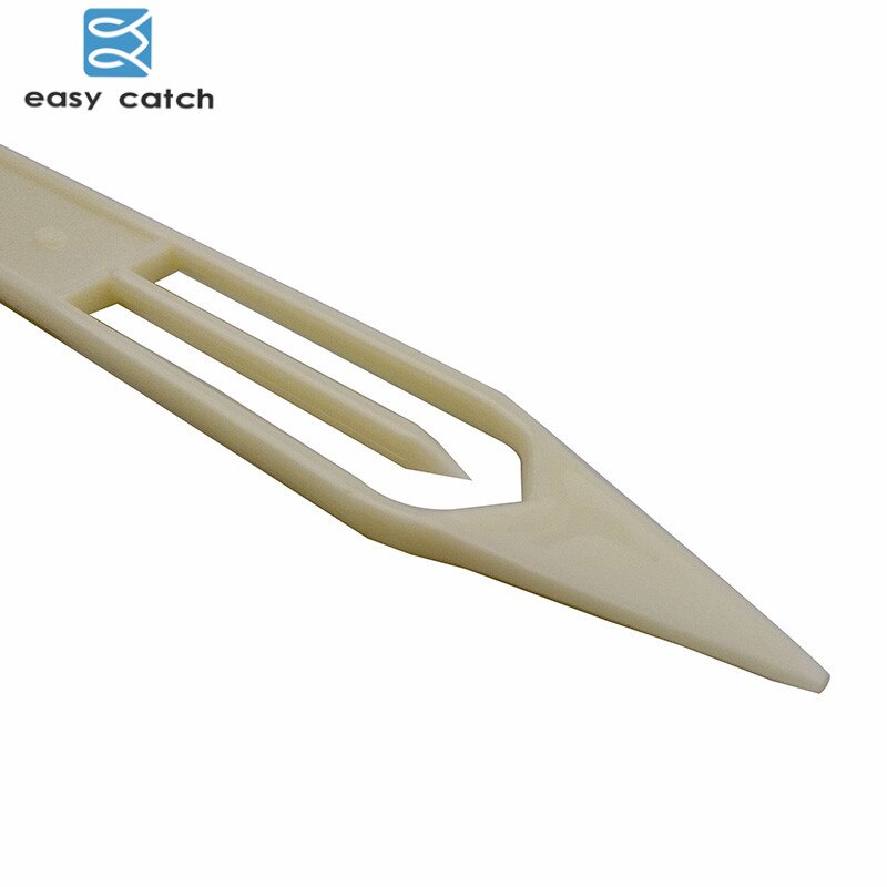 Easy Catch 10pcs Plastic Fishing Net Repair Needle Shuttle 7 sizes White Repaire Netting Needle Shuttles Fishing Accessories