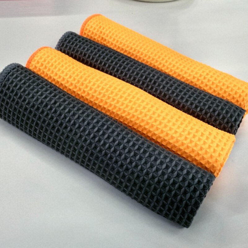 Miękki ręcznik robić wafli pielęgnacja samochodu mikrofibra polerowanie woskiem detalowanie ręcznik czyszczenie samochodu myć się bezśladowy materiał robić czyszczenia kuchni 40x40cm