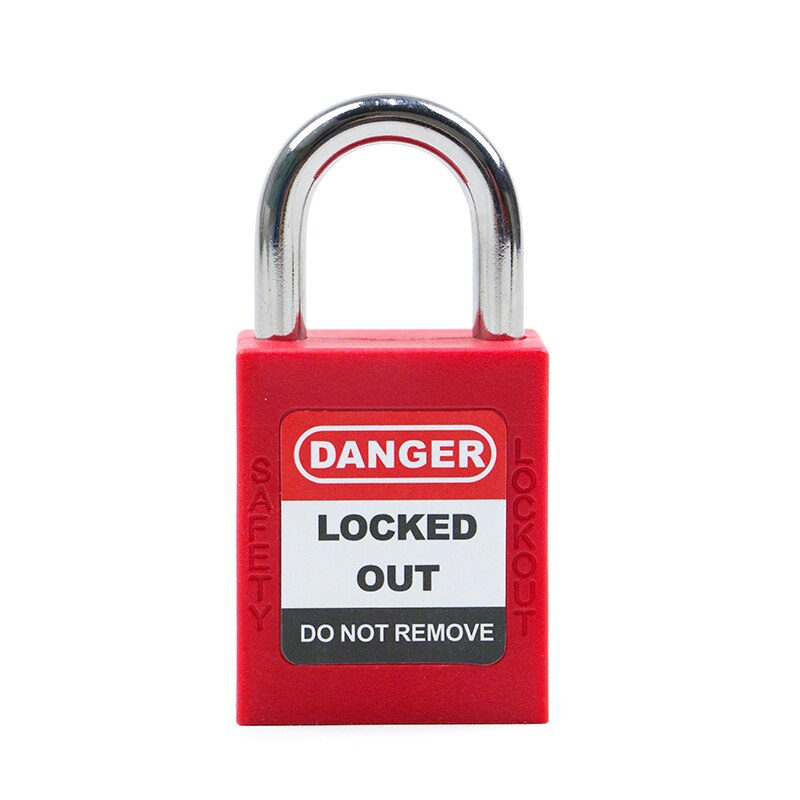 Lockey Techniek Security Stalen Beugel Veiligheid Lockout Hangslot met sleutel Energie Isolatie Slot Behouden Loto Tagout: P25S