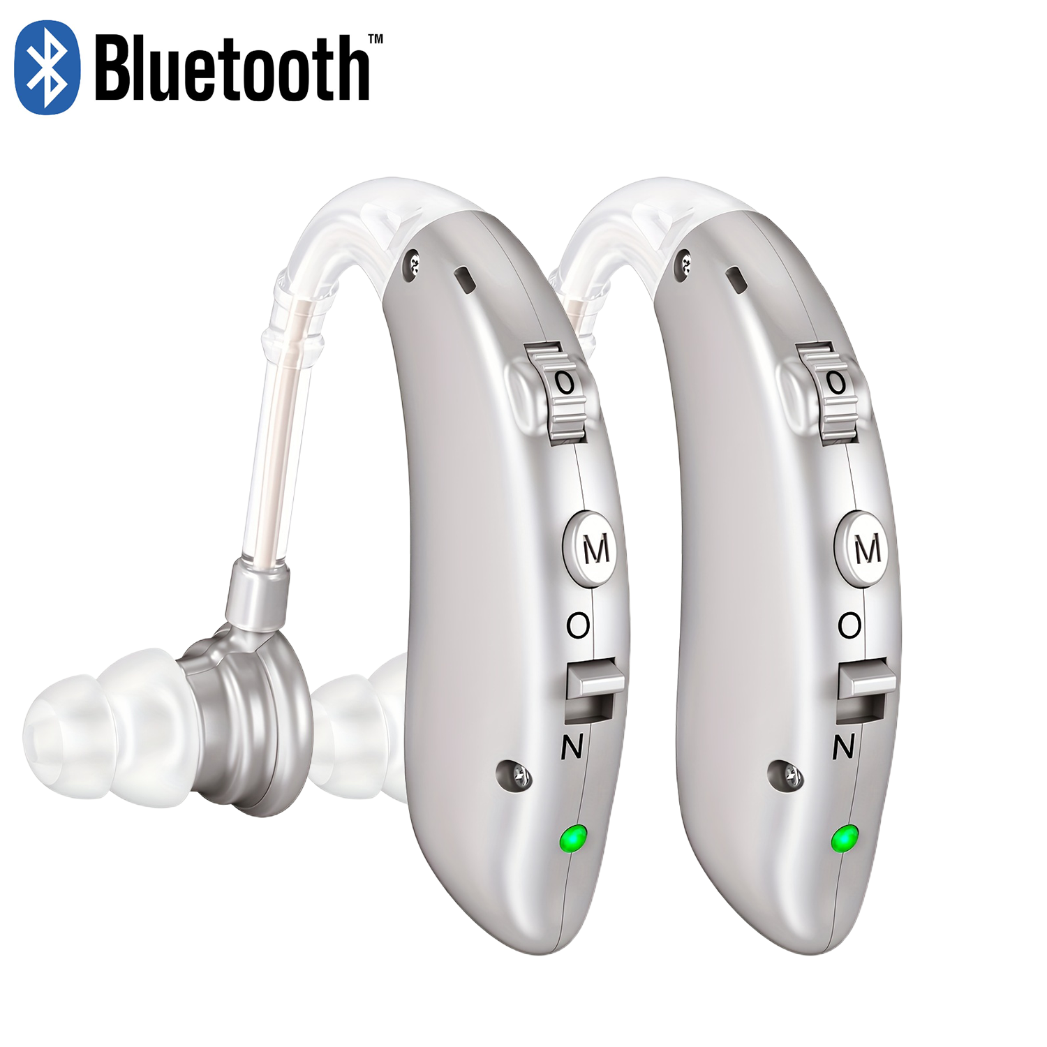 Rechargeable Digital Hearing Aid Adjustable Tone Best Sound Amplifier Portable Deaf Elderly BTE Hearing Aid: GK MINI Kit-3