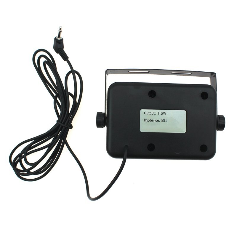 Haut-parleur externe robuste avec Jack de TS-650 mm, pour Yaesu Kenwood Icom CB Radio VHF, 3.5