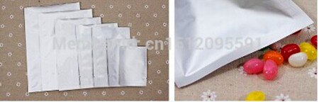 Verpakking, zakken voedsel, aluminiumfolie, 14 cm * 20 cm, 100 stks heat seal folie, aluminiumfolie verpakking bag,