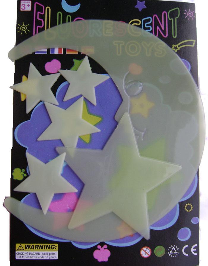 Picture For Student Child Toy Glass Posted For Children Star Moon Light Decorations Arts And Crafts Cartoon Animation