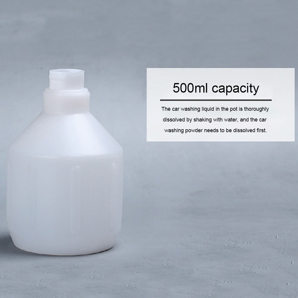 Car Wash High Pressure Mini Foam Spray 500ml Convenient Car Wash Spray Snow Foam G1/4 Quick Release Connector PA Foam Pot