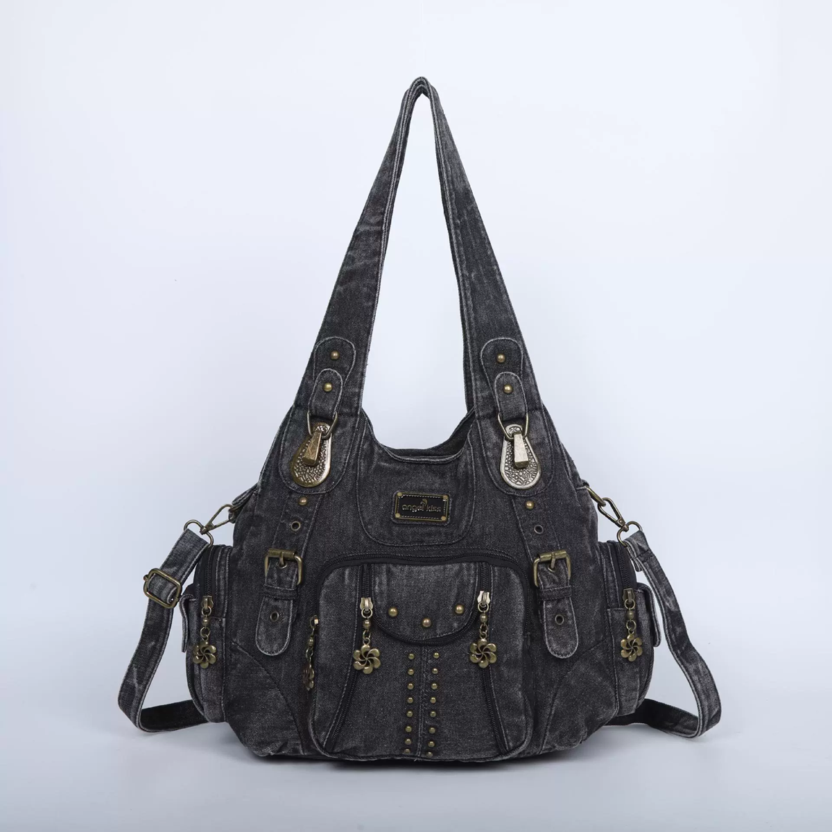 Bolso de mano para mujer, bolsos de hombro clásicos, bolso de PU a la , bolso de mano para mujer, bolso de hombro grande, bolsa femenina: Oro