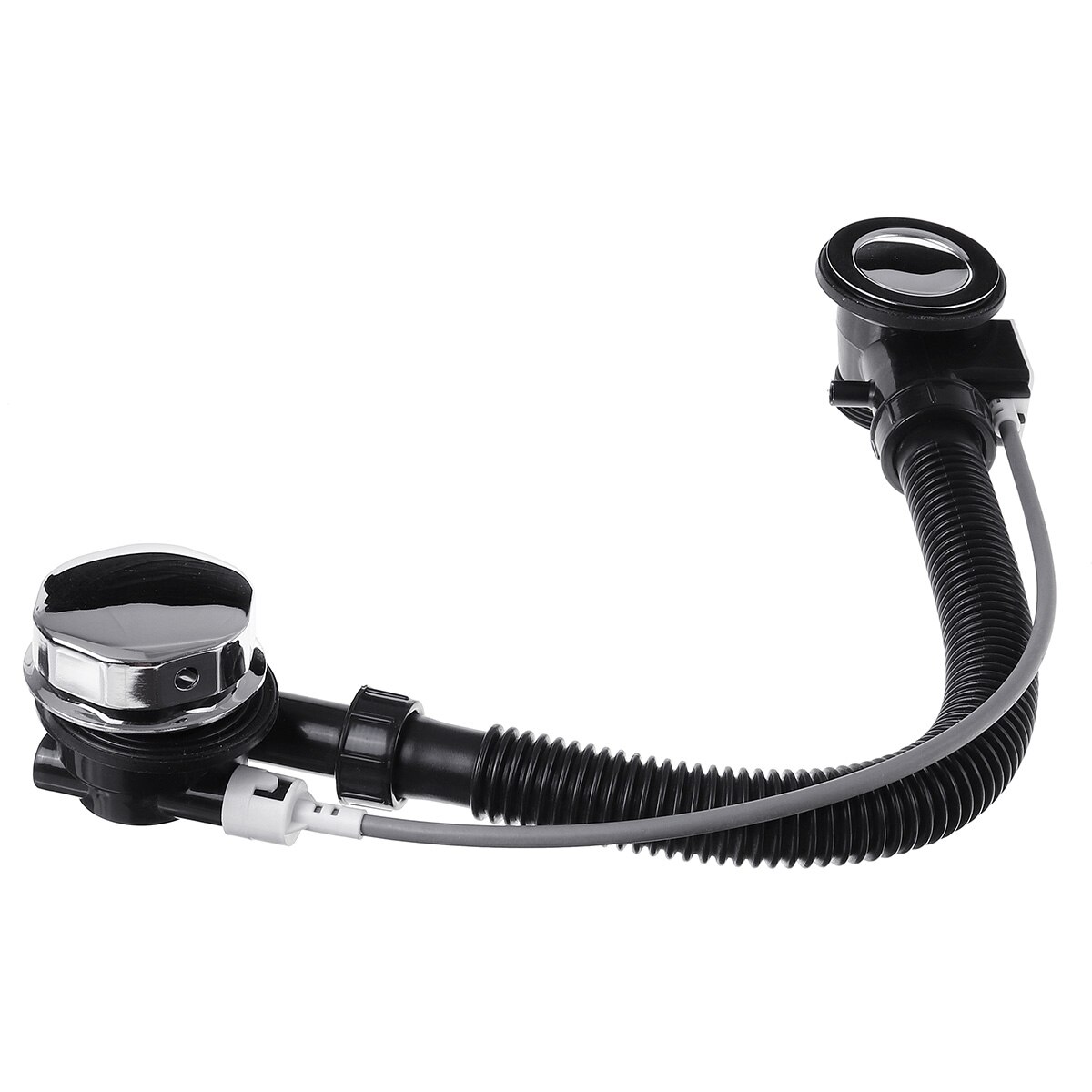 Brass Drain Bathroom Rotary Bath Tub Overflow Up Plug Stopper Bathtub Bath Tube Bath Waste Drain Filler Bathroom Accessories