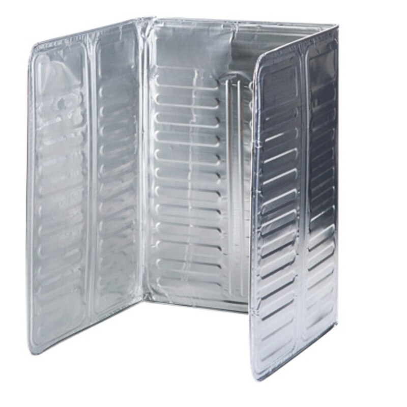 Keuken Gadgets Aluminium Bescherming Screen Opvouwbare Keuken Kookplaat Gasfornuis Deflector Koekenpan Olie Splash Bescherming Screen Tool: Silver