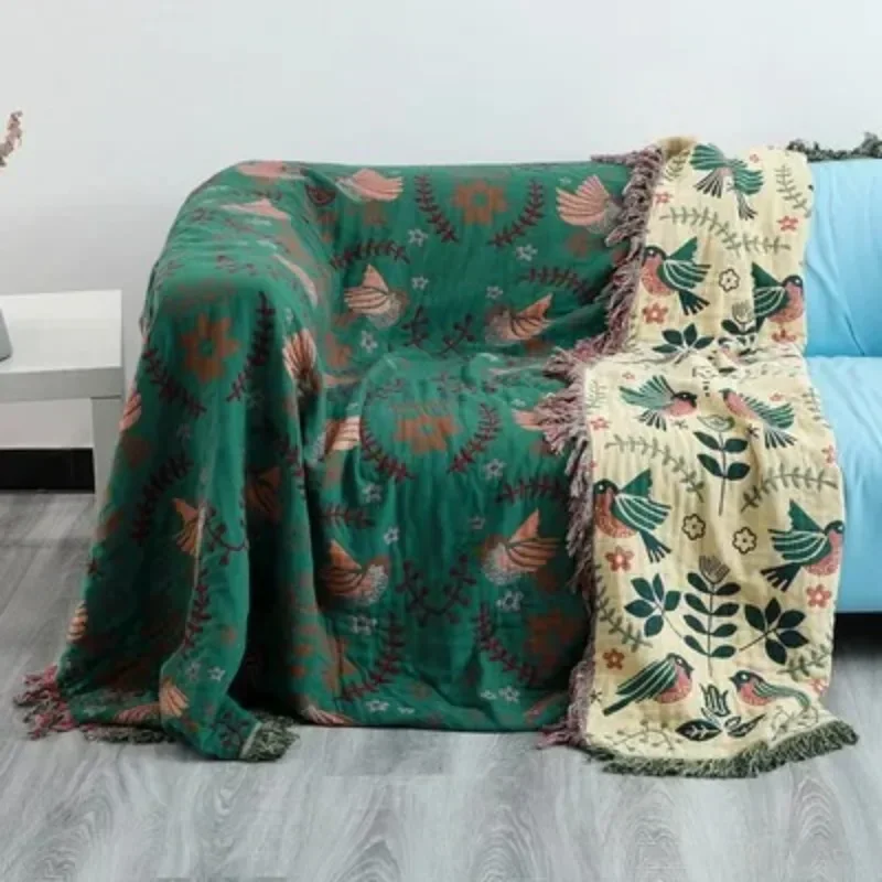 Couverture Japonaise Confortable en Coton, pour Lit, Randonnée, Hôtel, Serviette Universelle, Quatre Saisons