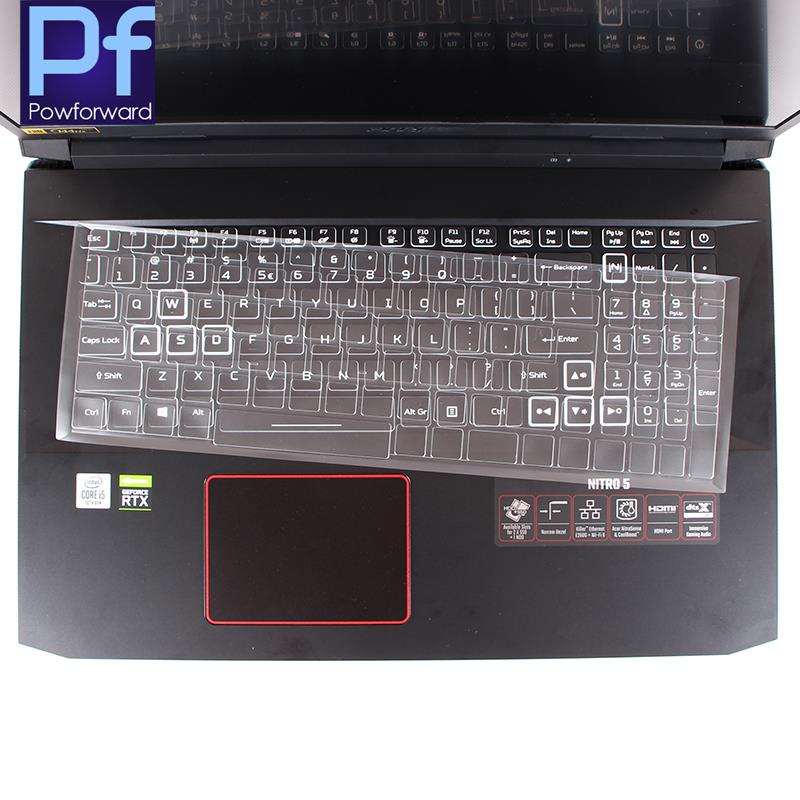 Do projektora Acer Nitro 5 17 AN517-52 AN517-41 AN517-51 17.3 cal silikonowa klawiatura do laptopa pokrywa skóry