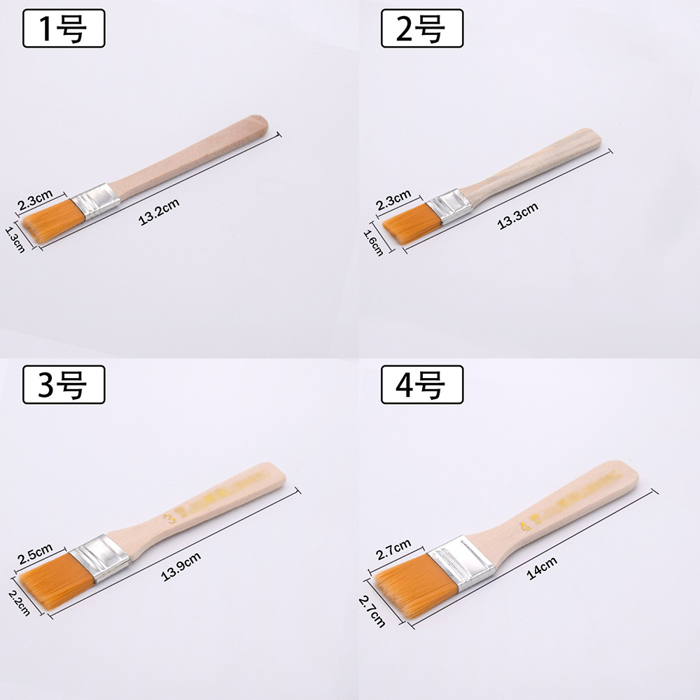 12Pcs Wooden Painting Brush Artists Acrylic Oil Painting Tool Art Supply Set Oil Painting Brush Industrial Brush